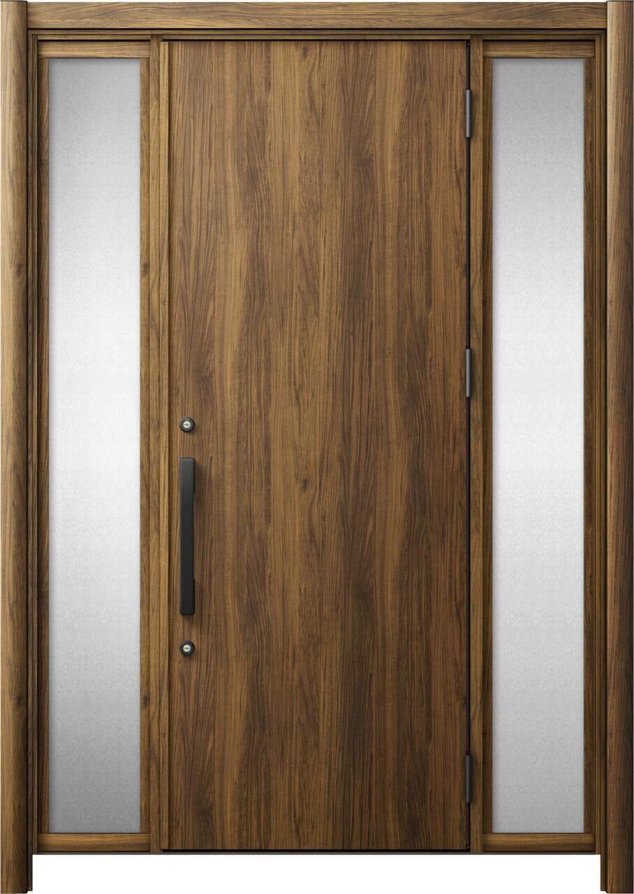 リシェントドア3 断熱K4仕様 M17型 アルミ色 両袖 ランマ無し｜LIXIL