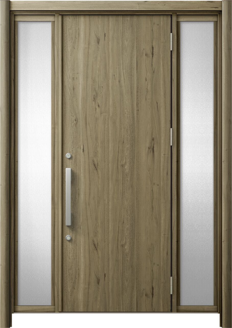 リシェントドア3 断熱K4仕様 M17型 アルミ色 両袖 ランマ無し｜LIXIL