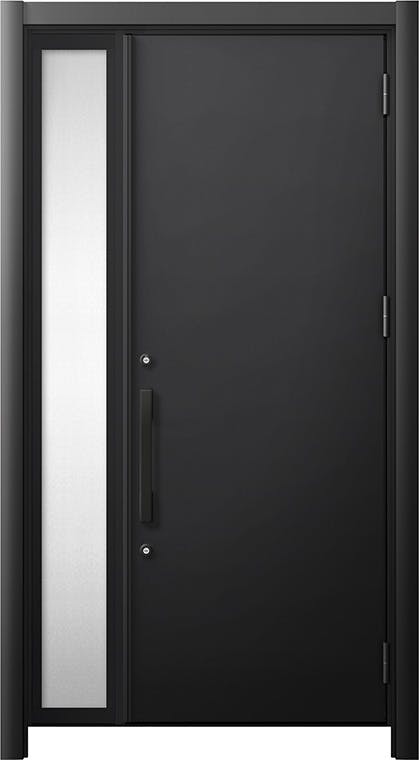 アンマカンマ リシェントドア3 断熱K4仕様 M17型 アルミ色 片袖 ランマ無し｜LIXIL