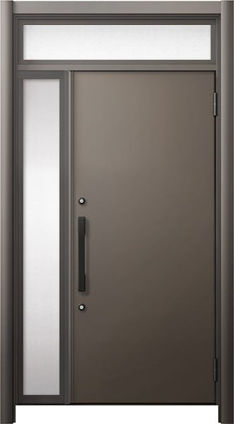 リシェントドア3 断熱K4仕様 M17型 アルミ色 片袖 ランマ有り | LIXIL