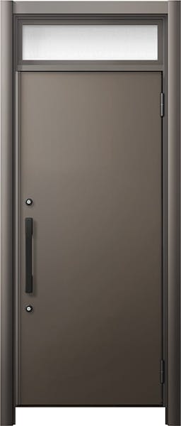リシェントドア3 断熱K4仕様 M17型 アルミ色 片開き ランマ有り | LIXIL