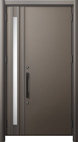リシェントドア3 断熱K4仕様 M17型 アルミ色 親子（採光有り） ランマ無し