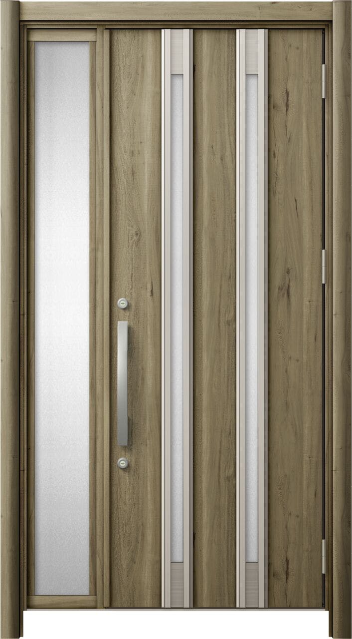 リシェントドア3 断熱K4仕様 M24型 アルミ色 片袖 ランマ無し｜LIXIL