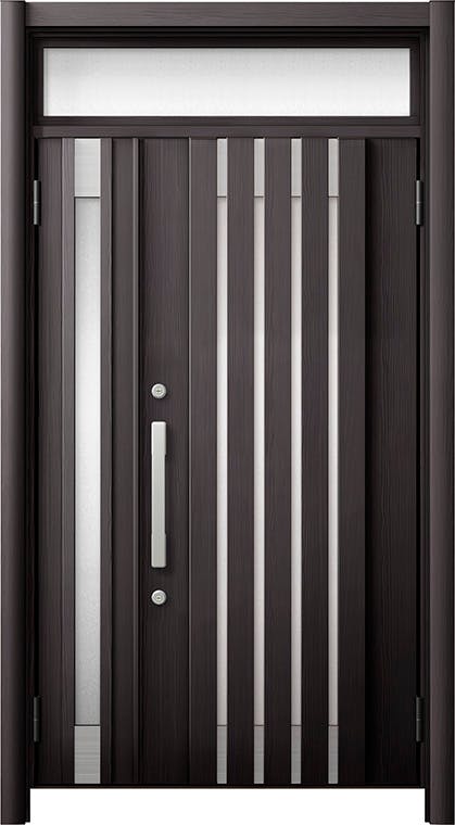 リシェントドア3 断熱K4仕様 M27型 アルミ色 親子（採光有り） ランマ