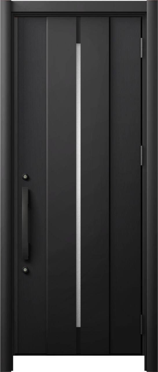 リシェントドア3 断熱K4仕様 M76型 アルミ色 親子（採光なし） ランマ