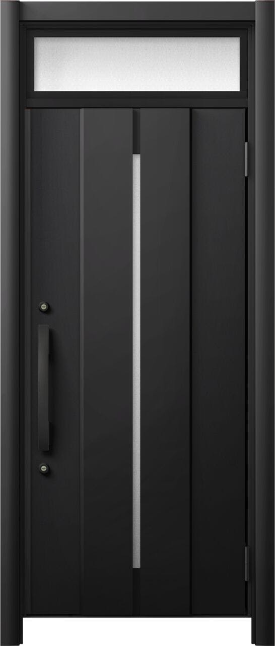 リシェントドア3 断熱K4仕様 M76型 アルミ色 親子（採光なし） ランマ