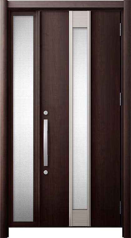 リシェントドア3 断熱K4仕様 M77型 アルミ色 片袖 ランマ無し｜LIXIL