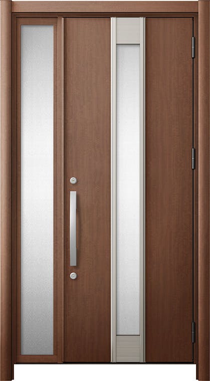 リシェントドア3 断熱K4仕様 M77型 アルミ色 片袖 ランマ無し｜LIXIL