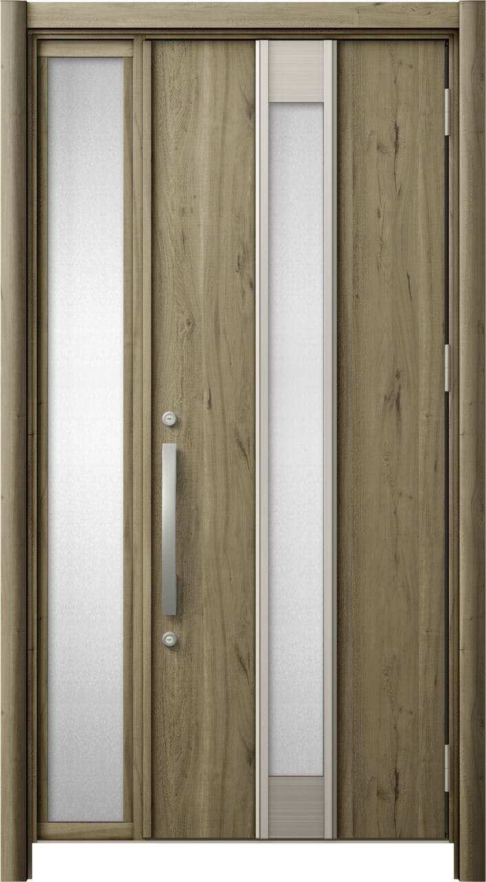 リシェントドア3 断熱K4仕様 M77型 アルミ色 片袖 ランマ無し｜LIXIL