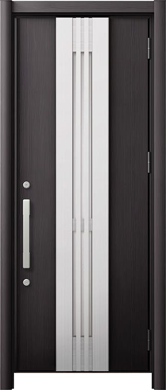 リシェントドア3 断熱K4仕様 M84型 採風タイプ 木目色 片開き ランマ