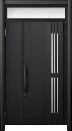 リシェントドア3 断熱K4仕様 M85型  アルミ色 親子（採光なし） ランマ有り