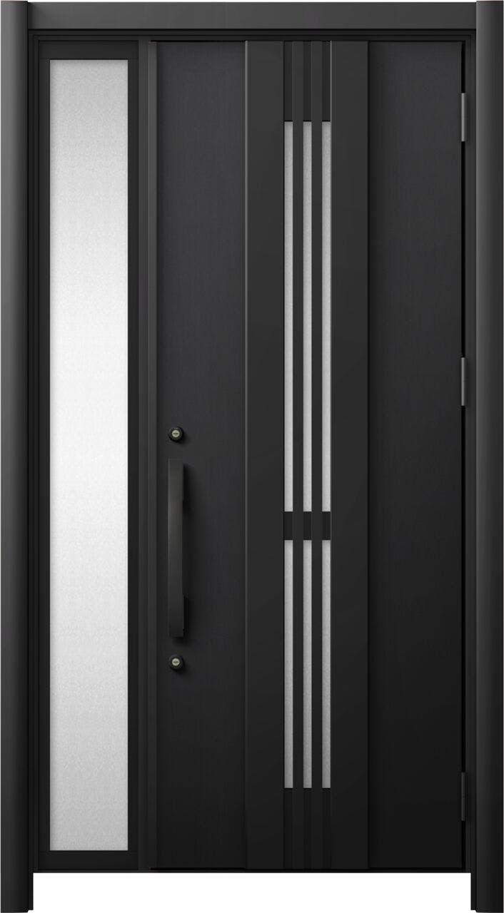 リシェントドア3 断熱K4仕様 M86型 アルミ色 片袖 ランマ無し｜LIXIL