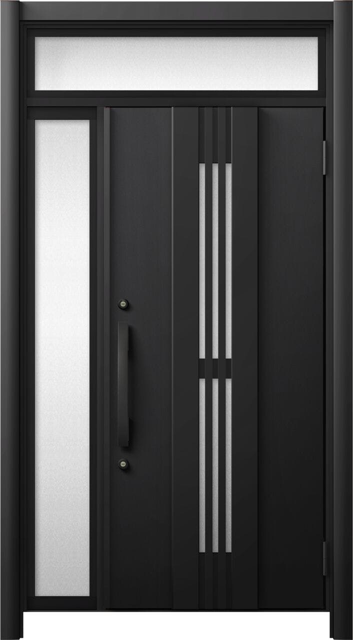 リシェントドア3 断熱K4仕様 M86型 アルミ色 片袖 ランマ無し｜LIXIL