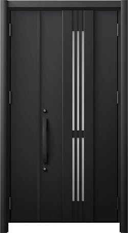 リシェントドア3 断熱K4仕様 M86型  アルミ色 親子（採光なし） ランマ無し