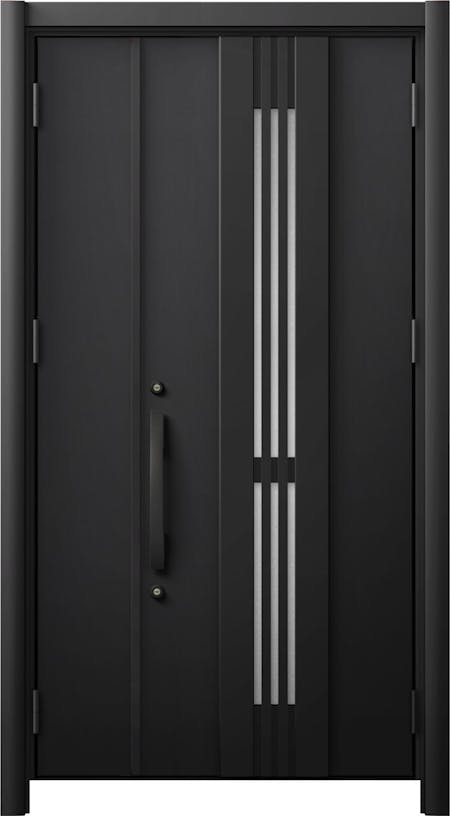 リシェントドア3 断熱K4仕様 M86型  アルミ色 親子（採光なし） ランマ無し | LIXIL