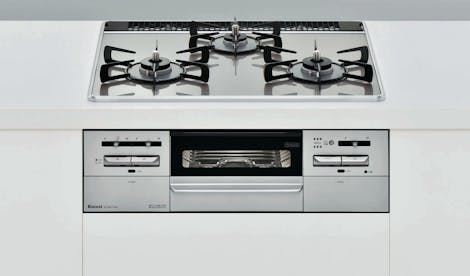 加熱機器『ガスコンロ 無水両面焼き オートグリル』