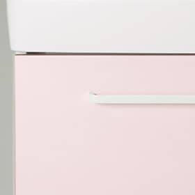 HP1W（扉 ： パステルピンク／洗面器 : ピュアホワイト）