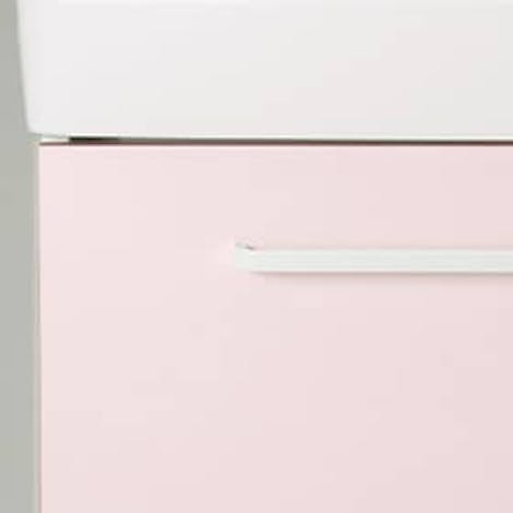 HP1W（扉 ： パステルピンク／洗面器 : ピュアホワイト）