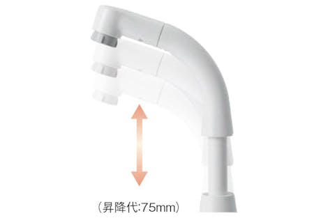 昇降式シャワーヘッド
