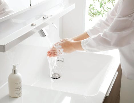 タッチレスお掃除ラクラク水栓