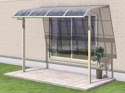 グランデラスZ 1階出幅移動 R型 ポリカ 2.0間×6尺