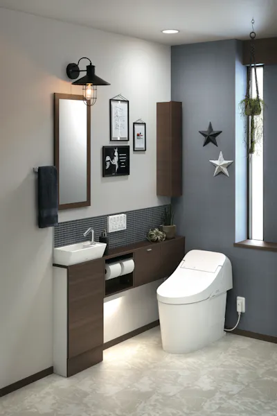 GG3(手洗いなし・ノズルきれい・オート便器洗浄脱臭・オート開閉・温風乾燥)