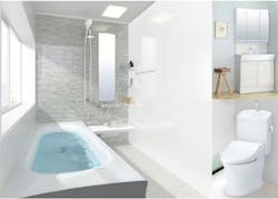 【リフォームチラシ2月号】【金利ゼロ対象】おすすめ4点パック　システムバス　サザナSタイプ　1616サイズ