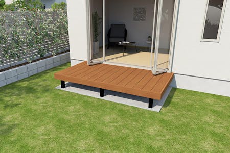 【夏のエクステリアフェア】カインズオリジナル　ハイブリッドデッキ　1.5間×5尺　間口2837×奥行1520mm | カインズオリジナル